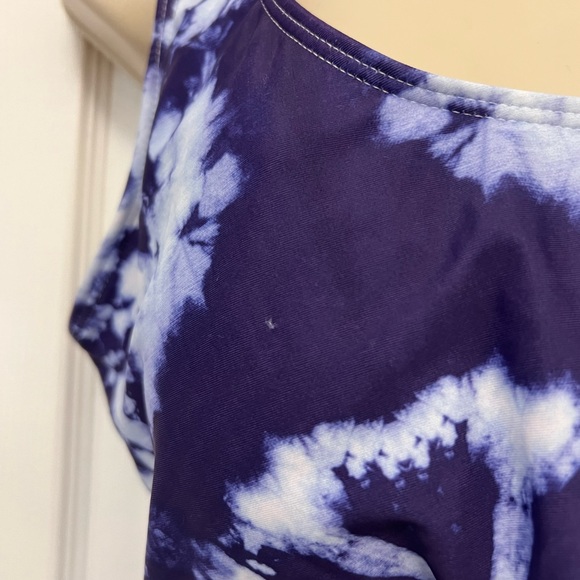 Plus Tie Dye Cutout Swimsuit - Picture 10 of 11